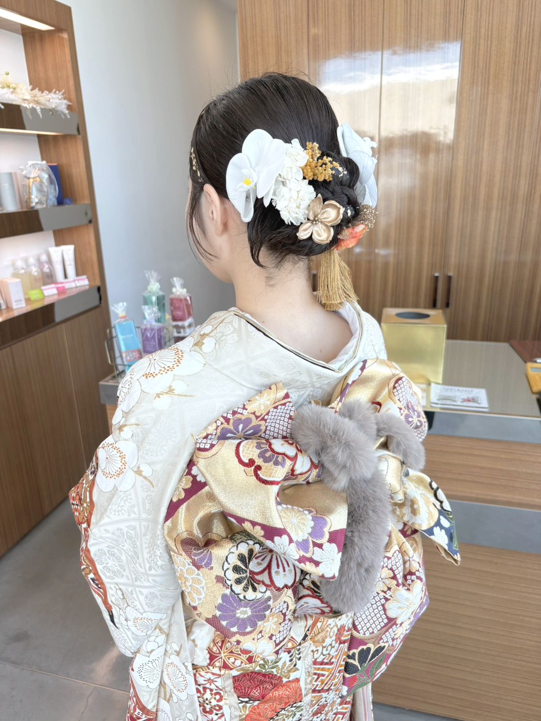 成人式ヘアセット カチモリ