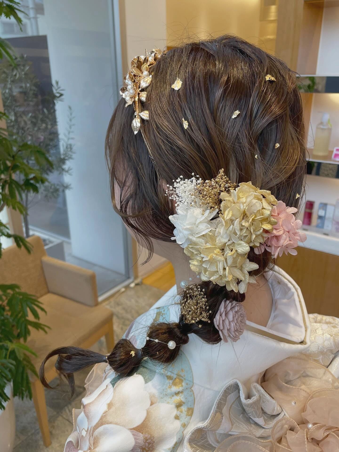 成人式 編み下ろし