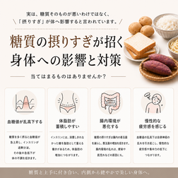 糖質の摂りすぎが招く身体への影響と対策