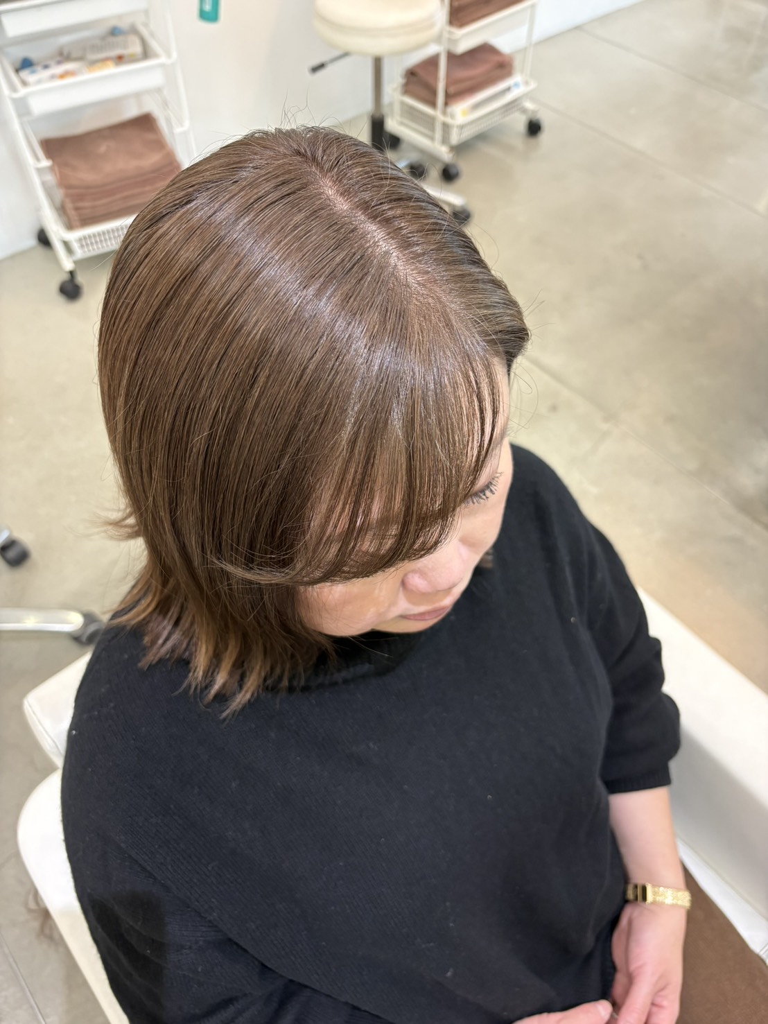 白髪ぼかし 橋本