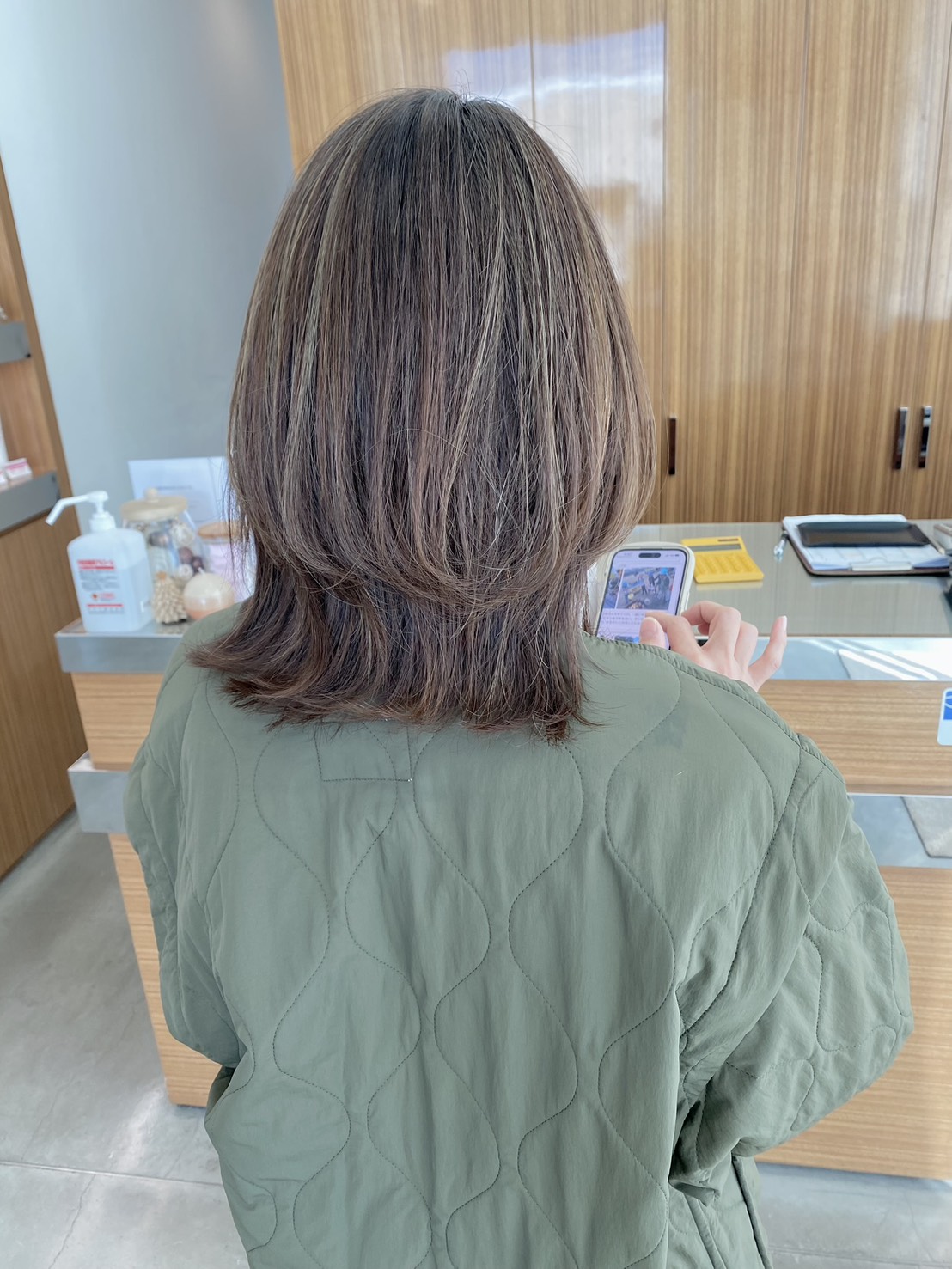 白髪ぼかしハイライト 橋本